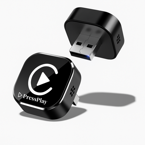 PressPlay™ Mini Wireless CarPlay Adapter